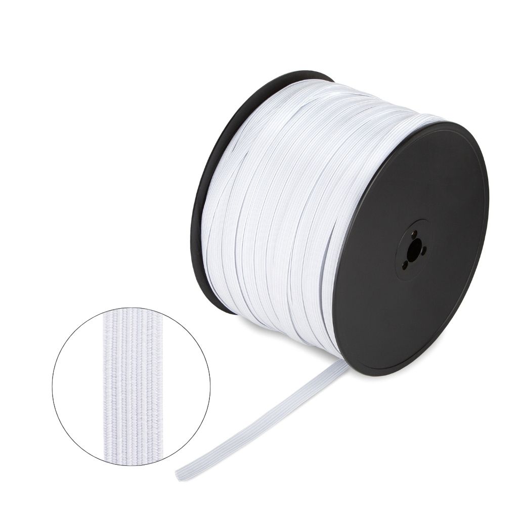 Elástico 10mm trencilla blanco